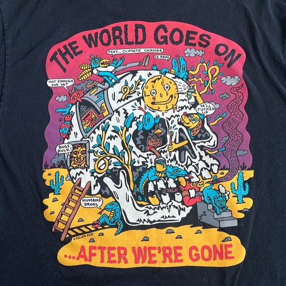 Killer Acid limited edition black graphic tee - Picture 5 of 5